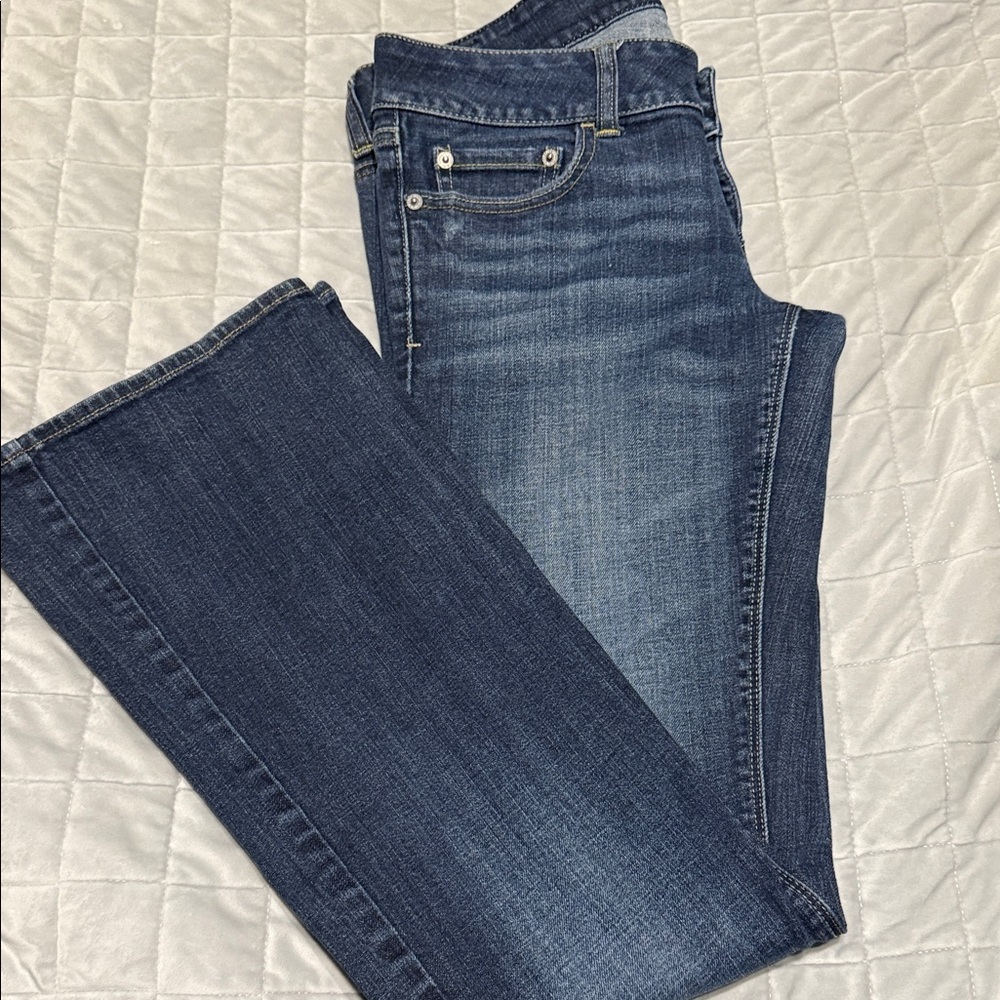American Eagle Outfitters Women's Medium Blue Flare Jeans